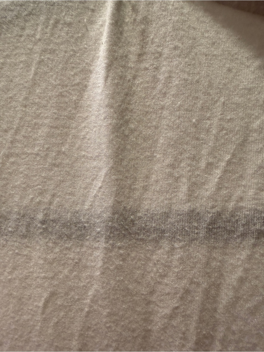 JOAH BROWN PLUNGE V-NECK TEE WHITE M/L - Picture 9 of 11
